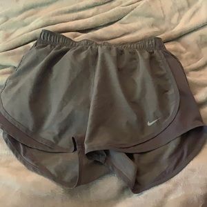 nike dry fit grey shorts